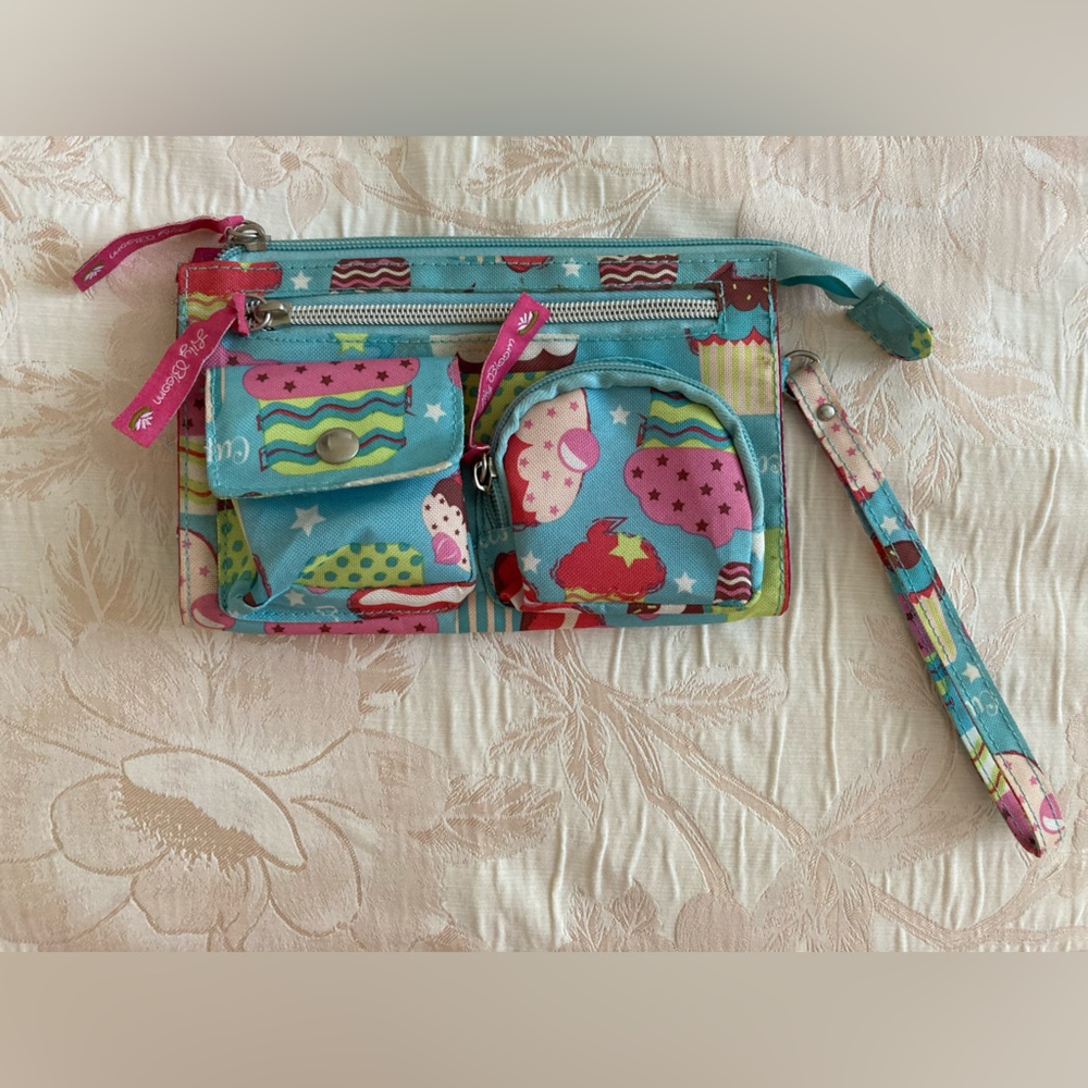 Lily Bloom Cupcake Wristlet